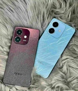 Oppo A3x Colors Nebula Red Ocean Blue